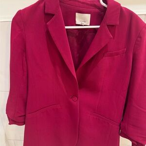 Cinq à Sept Fuchsia Blazer